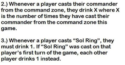 Commandrink: The EDH Drinking Game : r/EDH .